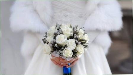 Menyasszonyi csokor fehér rózsák: kiválasztási és tervezési lehetőségek