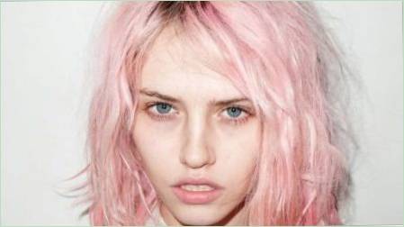 Rózsaszín haj festékek: típusok és finomsága festés