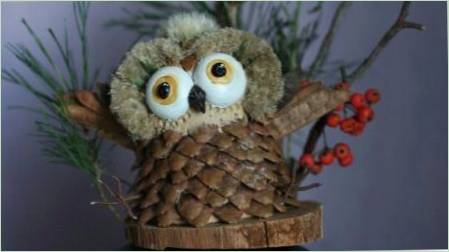 DIY Owl természetes anyagokból