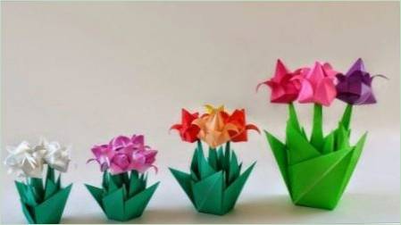 Ajándékok az origami anya technikában március 8-án