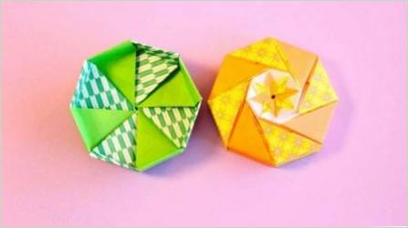 Létrehozása origami doboz