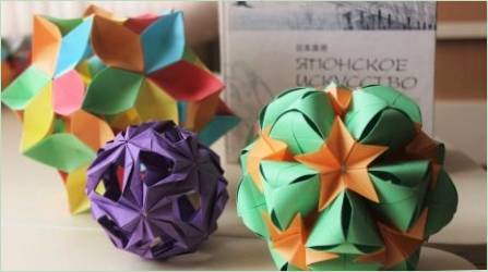 Létrehozása origami formájában papír golyó