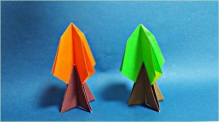 Összecsukható fa a stílus origami