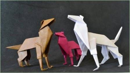 Wolf összecsukható origami technikával