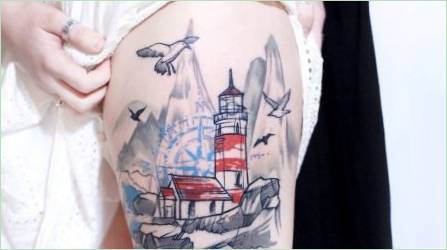 Minden a tetoválásról  világítótorony 