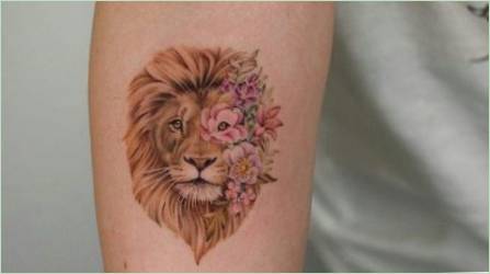 Tattoo  Lion  lányoknak