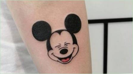 Tattoo képpel Mickey Maus