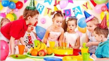Hogyan kell ünnepelni a lányok születésnapját 5 év?