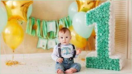 Megünnepeljük a fiú születésnapját 1 év alatt